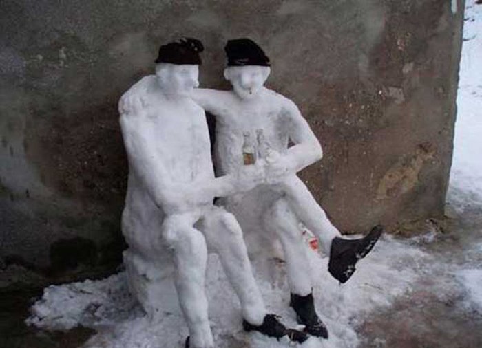 Русские снежные зодчие или зимнее безумство!