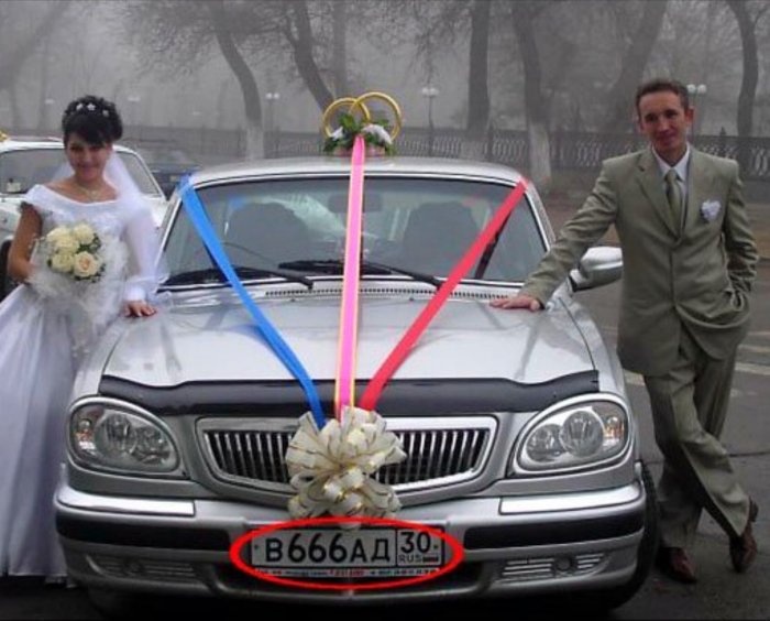 Ё - моё или хит - парад российских свадебных кортежей!