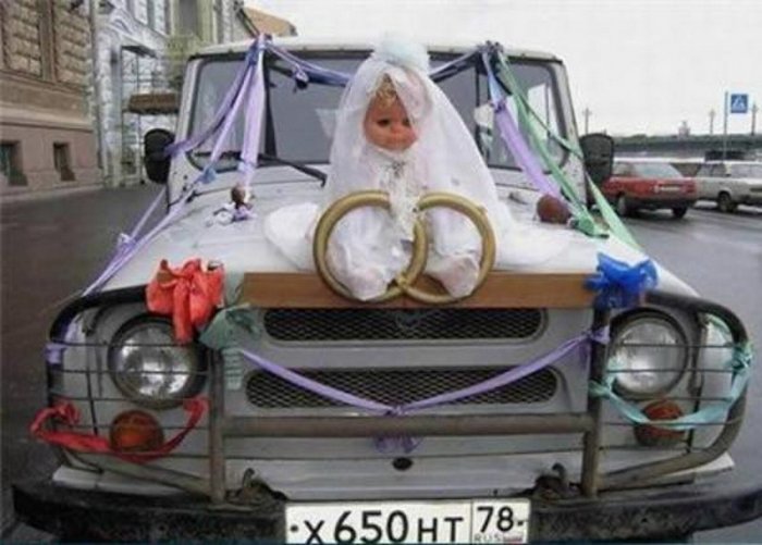 Ё - моё или хит - парад российских свадебных кортежей!