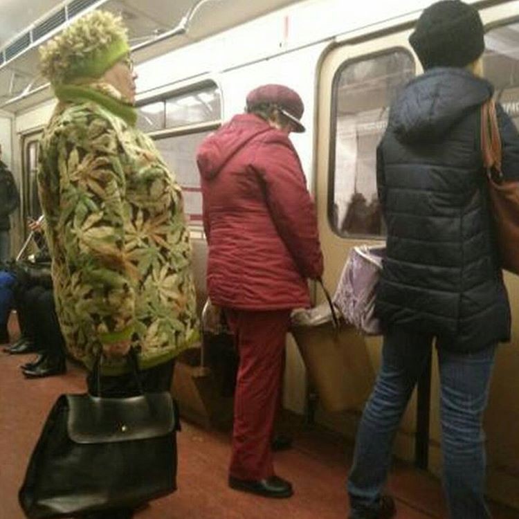 Супер модные чудики из метро!