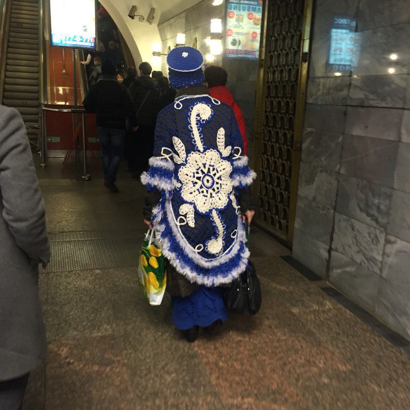 Супер модные чудики из метро!