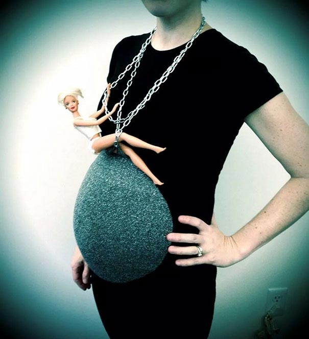 Невероятно творческие костюмы на Хэллоуин для беременных мам