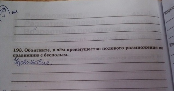 Даже не имея понятия о правильном ответе, эти дети найдут, что написать...