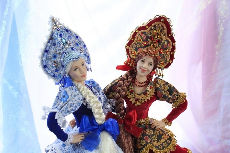 Русские "куклы барби" ручной работы от Ларисы Исаевой