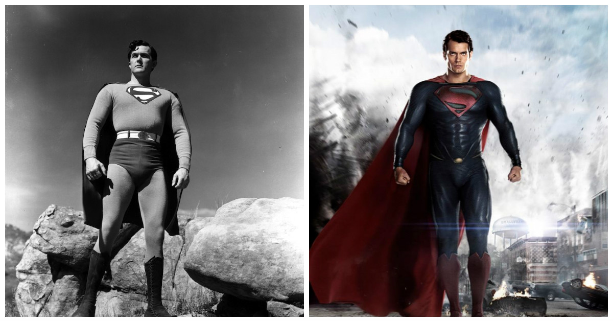 Невероятные перевоплощения супергероев в кино за последние 70 лет