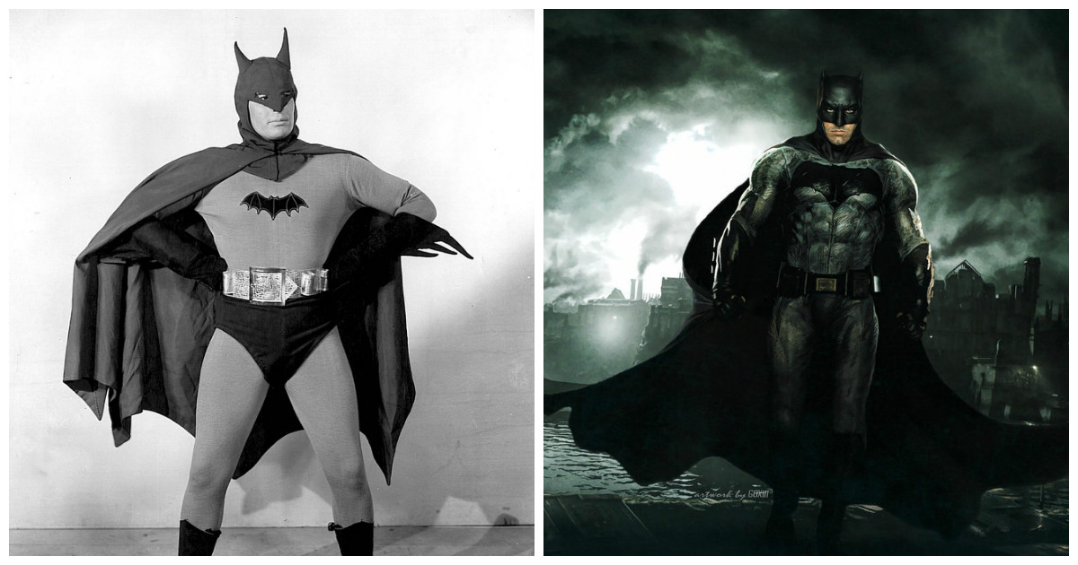 Невероятные перевоплощения супергероев в кино за последние 70 лет