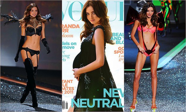 Модели Victoria's Secret до и после беременности!