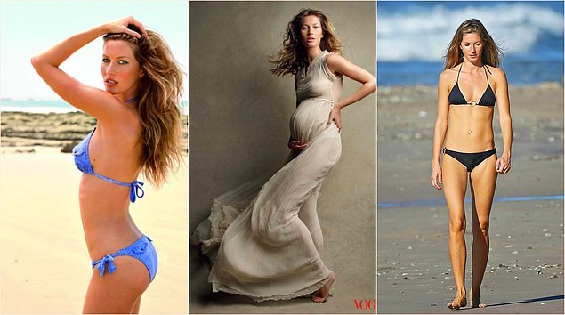 Модели Victoria's Secret до и после беременности!