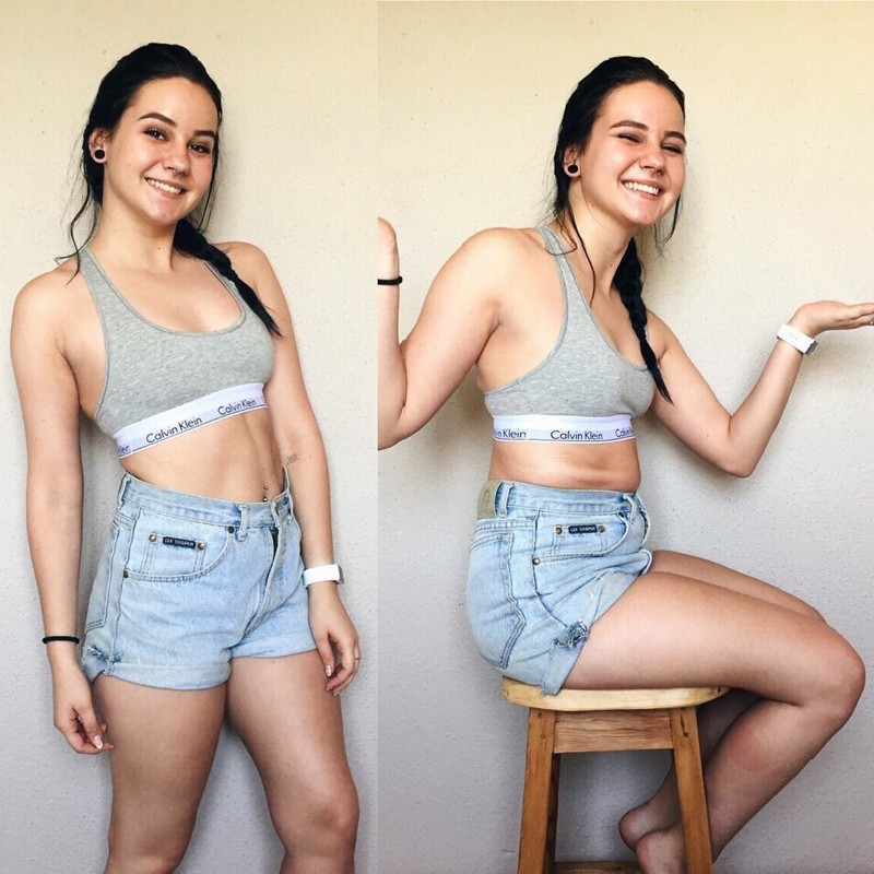 Фитнес-блогер делает фотоколлажи, сравнивая «идеальное» тело с реальностью