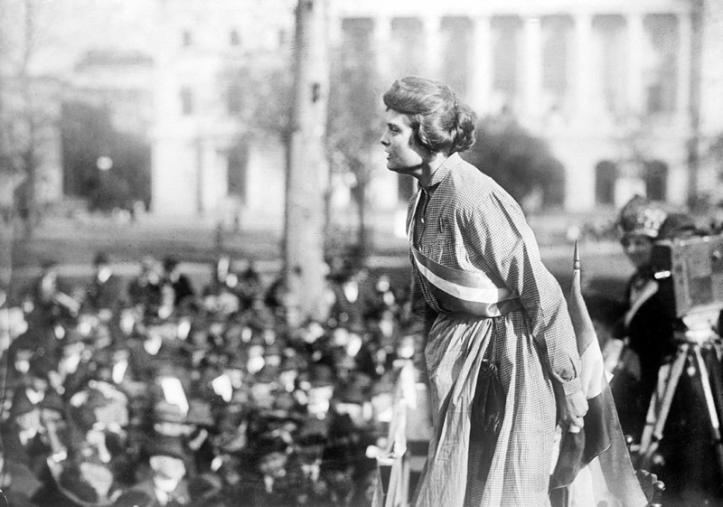 Как выглядели женские акции протеста в США 100 лет назад...и совсем недавно