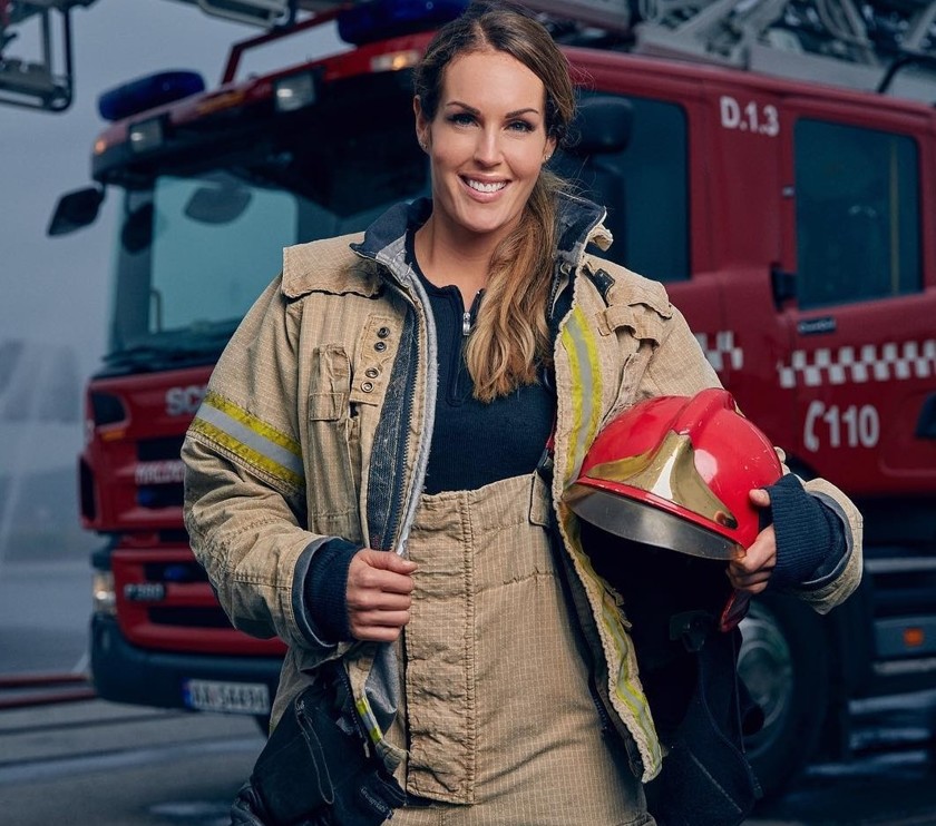 Гунн Нартен, «самая красивая женщина-пожарный»