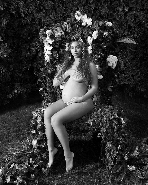 Оголенные фото беременной Бейонсе вызвали настоящий бум в Интернете... Это просто шедевры!