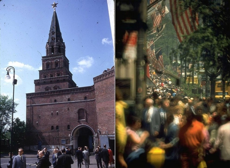 Москва VS Нью-Йорк: какими они были почти полвека назад