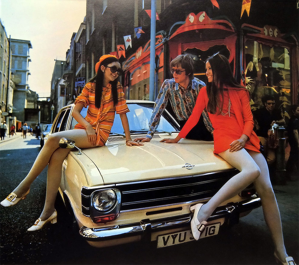 Великолепный винтажный автомобильный календарь от Opel 1970 года