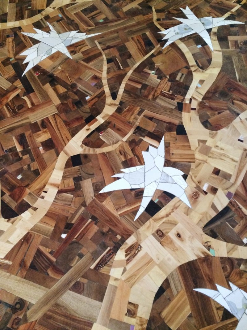 Как из различных кусочков древесины сотворить шедевр на вашем полу