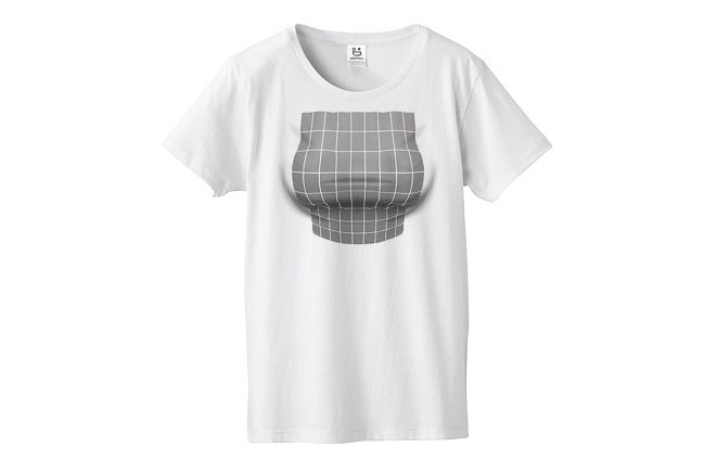 Оптическая иллюзия увеличивающая грудь