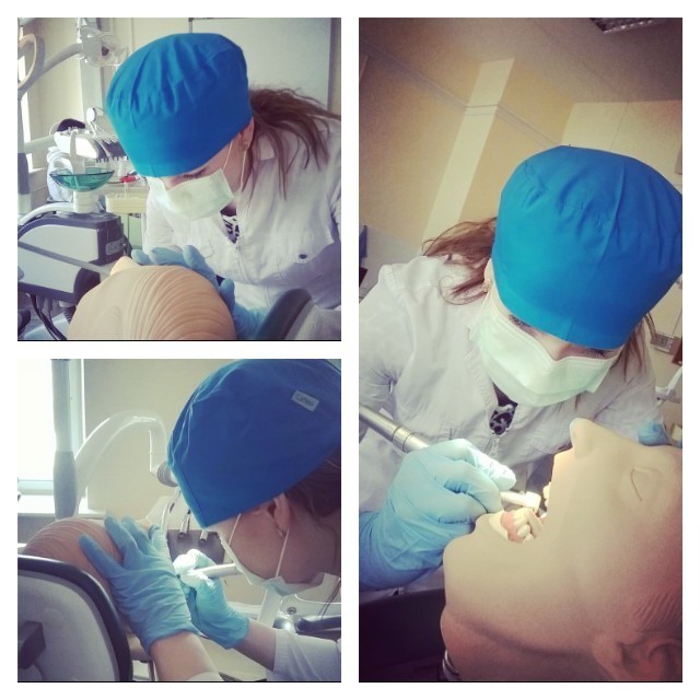 Что делают студенты стоматологи прежде, чем взяться за нас