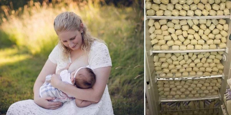 Она пожертвовала 2,5 тонны грудного молока, вырабатывая его в 10 раз больше других мам