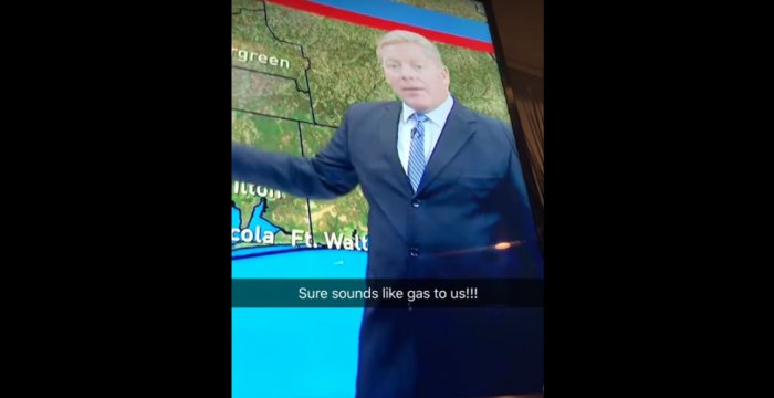 Американский ведущий прогноза погоды выпустил «газы» в прямом эфире