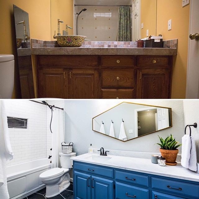 Было и стало: 16 интересных идей ремонта ванной комнаты