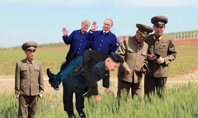 Фотошоперы не смогли пройти мимо встречи Путина и Трампа на саммите АТЭС