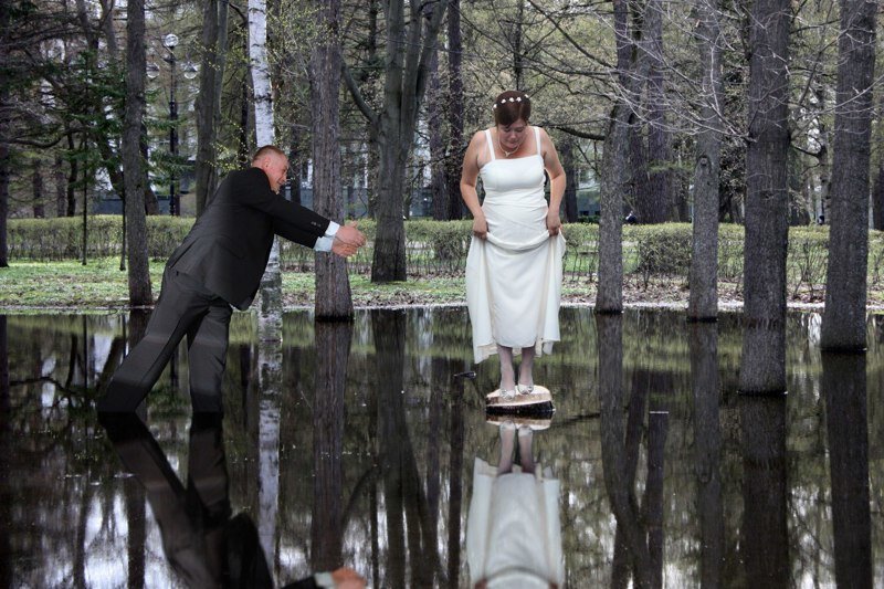 Еще больше "великолепных" свадебных фотографий, которые обязательно надо всем показать