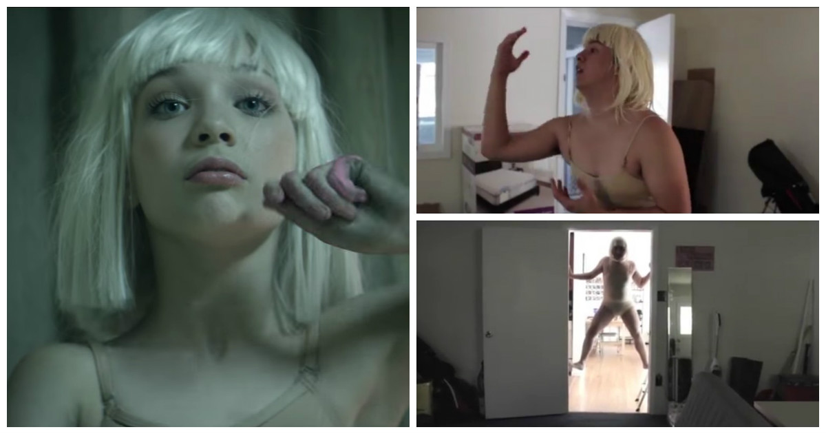 Проигравшему спор парню пришлось воссоздавать клип Sia - Chandelier