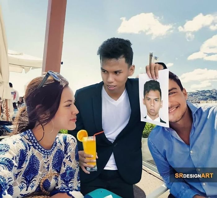Фотошопер из Индонезии удивляет своими "кадрами" со знаменитостями