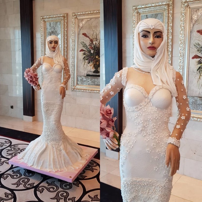 «Невеста за миллион долларов»: торт, украшенный пятью крупными бриллиантами