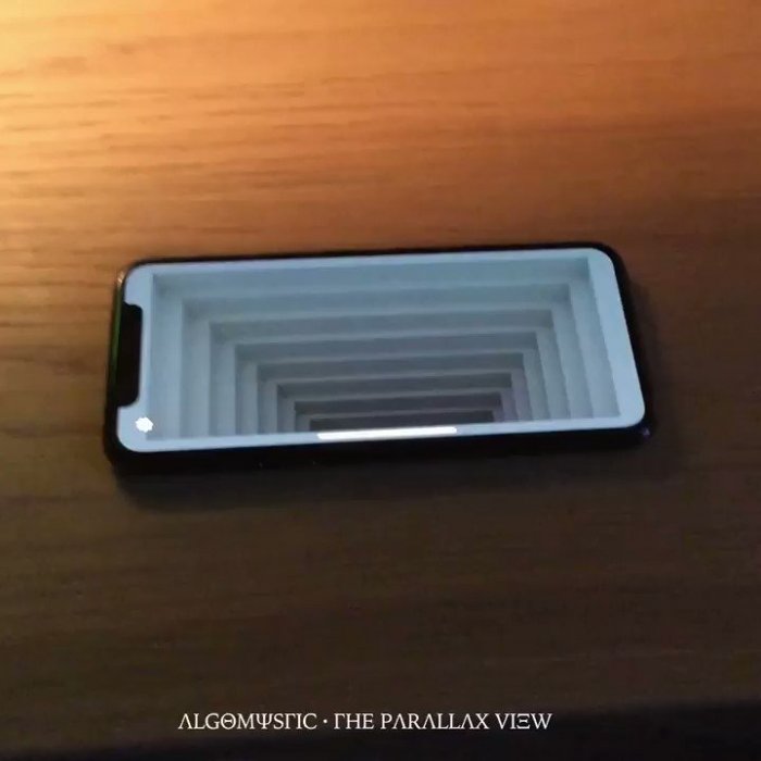 Портал в другой мир: удивительная оптическая иллюзия на iPhone X
