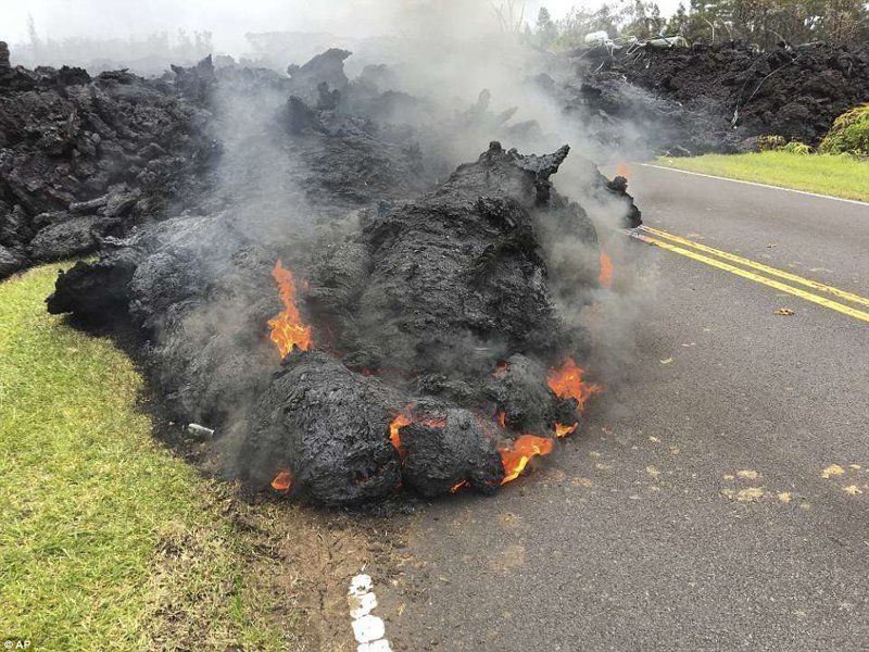 Преисподняя на Гавайях: аэросъемка извержения вулкана Килауэа
