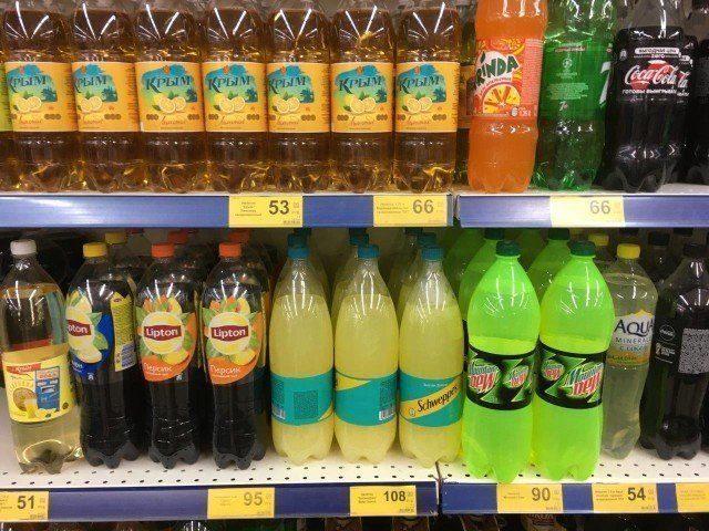 Цены на продукты в Крыму: фотоотчет